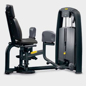 leg abduction weight training machine
