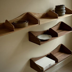 wall-mounted shelves