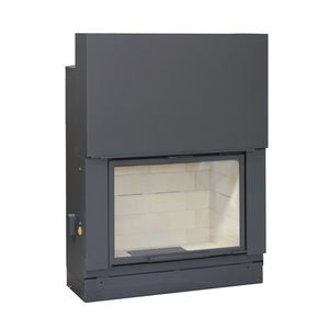 closed wood hearth