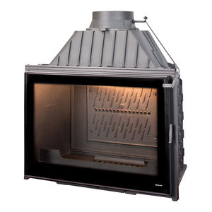 closed wood hearth