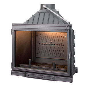 closed wood hearth