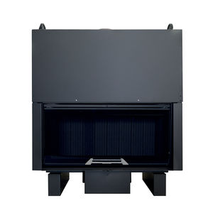 closed wood hearth