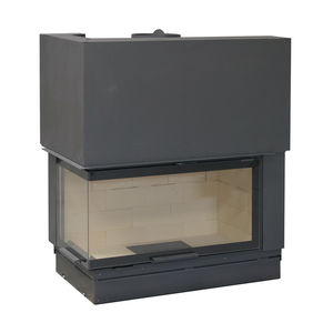 closed wood hearth