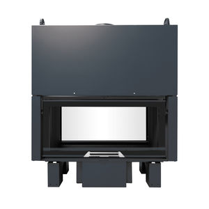 closed wood hearth