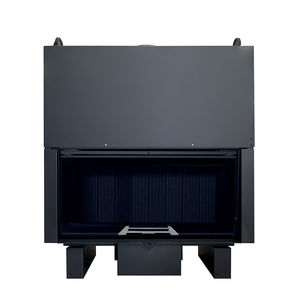 closed wood hearth