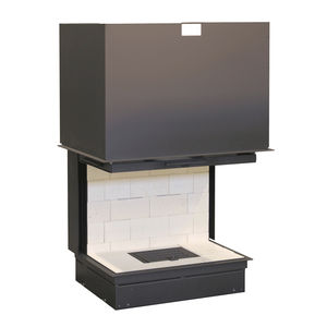 closed wood hearth
