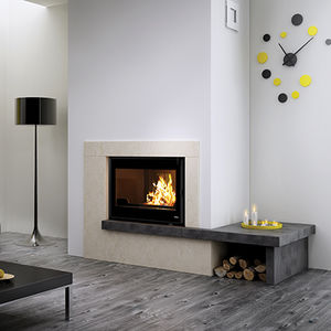 wood-burning fireplace 1