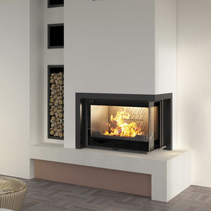 wood-burning fireplace 1