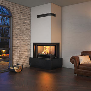 wood-burning fireplace 1