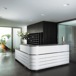 corner reception desk