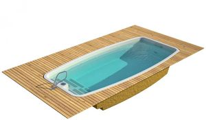 one-piece swimming pool