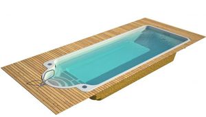 one-piece swimming pool