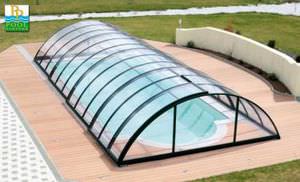 mid-high swimming pool enclosure