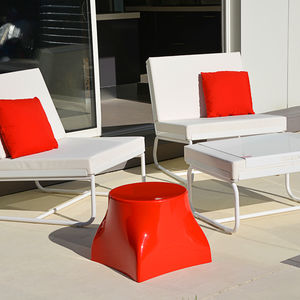 contemporary pouf