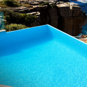 indoor mosaic tile / pool / floor / glass