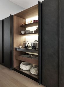 contemporary storage cabinet for kitchen