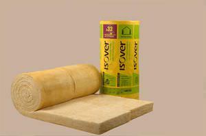 thermal-acoustic insulation / glass wool / for facades / for exterior insulation finishing systems