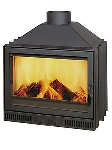 closed wood hearth