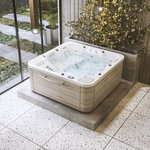 above-ground hot tub