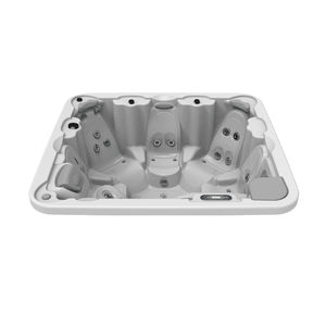 built-in hot tub