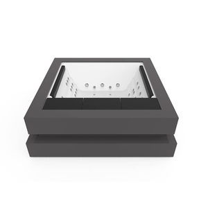 above-ground hot tub