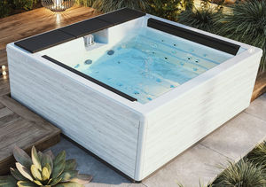 above-ground hot tub
