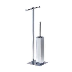 metal toilet brush / floor