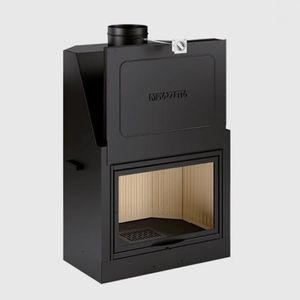 closed wood hearth