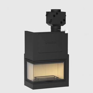 closed wood hearth