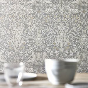 original wallpaper / floral pattern / printed