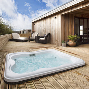 recessed hot tub