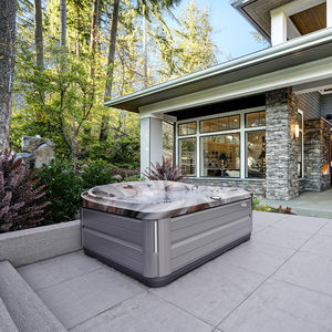 above-ground hot tub