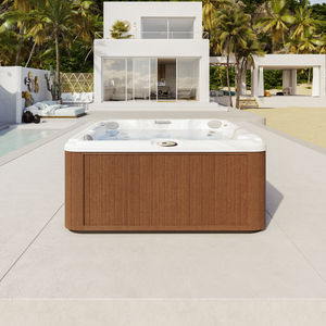 above-ground hot tub