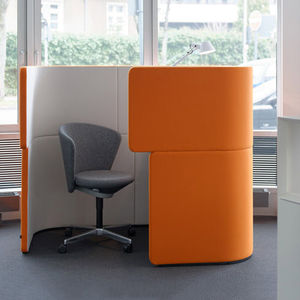 floor-mounted office divider