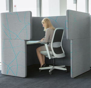 floor-mounted office divider