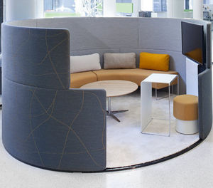 floor-mounted office divider