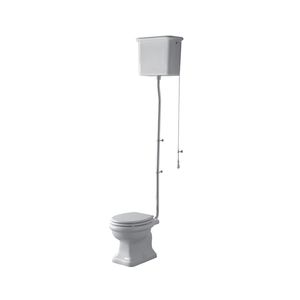 manually-operated toilet tank