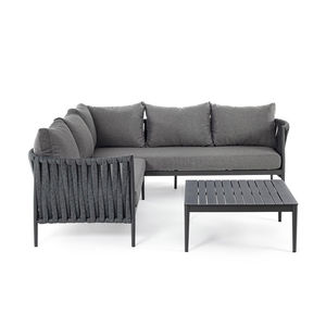 modular sofa / corner / contemporary / aluminium