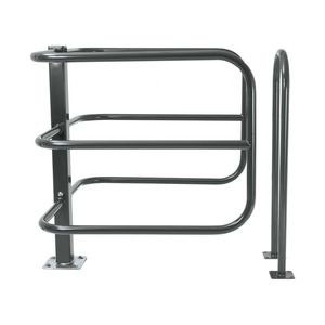 access control barrier / pivoting / galvanized steel / for public spaces