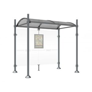glass bus shelter