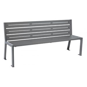 contemporary public bench