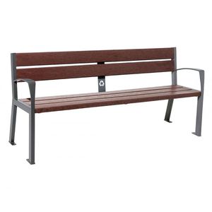 contemporary public bench