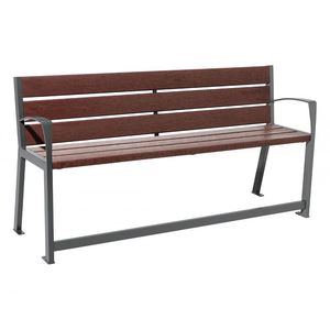 contemporary public bench