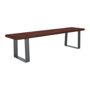 contemporary public bench