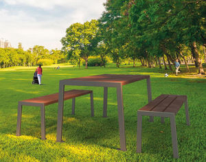 contemporary picnic table