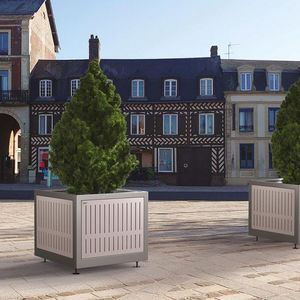 galvanized steel planter