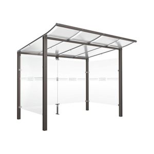 steel cycle shelter