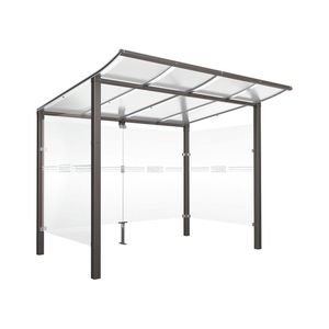 polycarbonate canopy cycle shelter