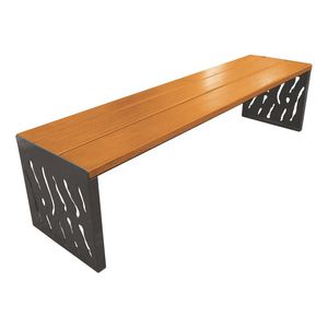 contemporary public bench