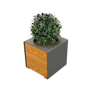 exotic wood planter